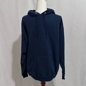 Men’s Hanes Eco Smart Pullover Hoodie. Size: Large